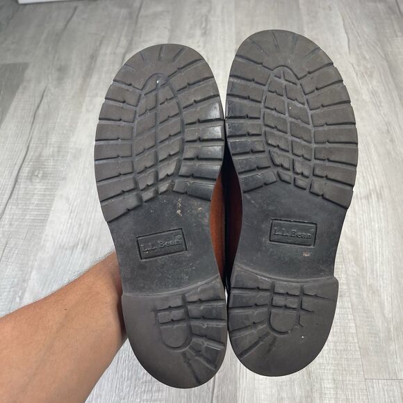 L.L. Bean Men's Allagash Bison Handsewn Penny Loafers Two-Tone Size 9 Slip On S - Picture 12 of 12